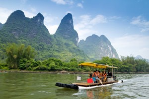 Li River bamboo rafting