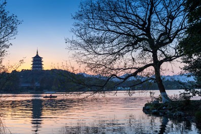 Lago Occidentale di Hangzhou