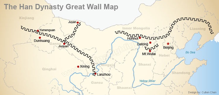 The Han Dynasty Great Wall Map