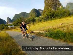 bicicletta a yangshuo