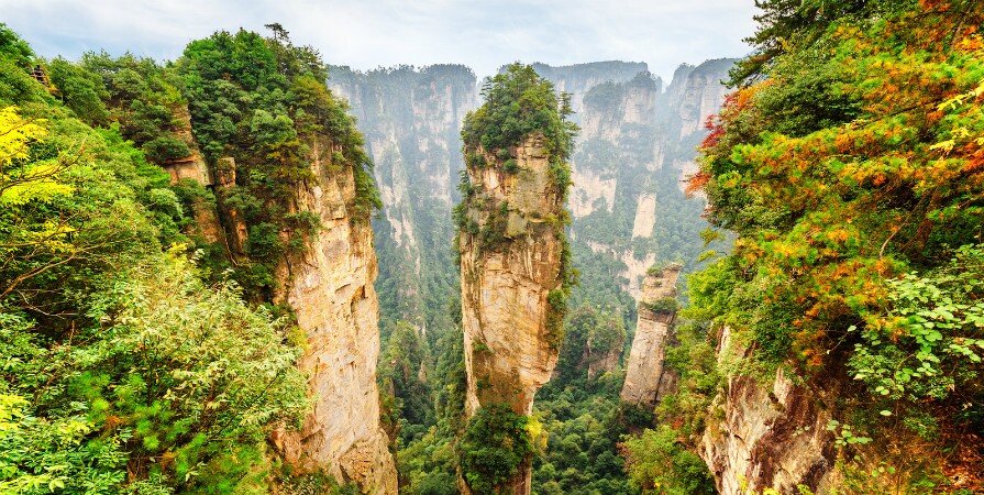 parco forestale zhangjiajie