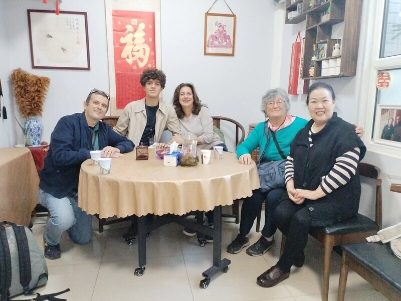 Hutong visita alla famiglia